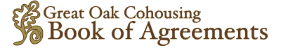 :  Great Oak Cohousing Final Zoning compliance [Agreement]